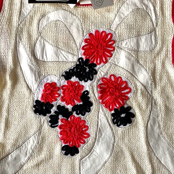 NWT Vintage Nannell short sleeve knitted sweater - Picture 3 of 9